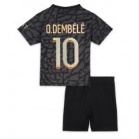 Paris Saint-Germain Ousmane Dembele #10 Rezervni Dres za djecu 2023-24 Kratak Rukav (+ Kratke hlače)